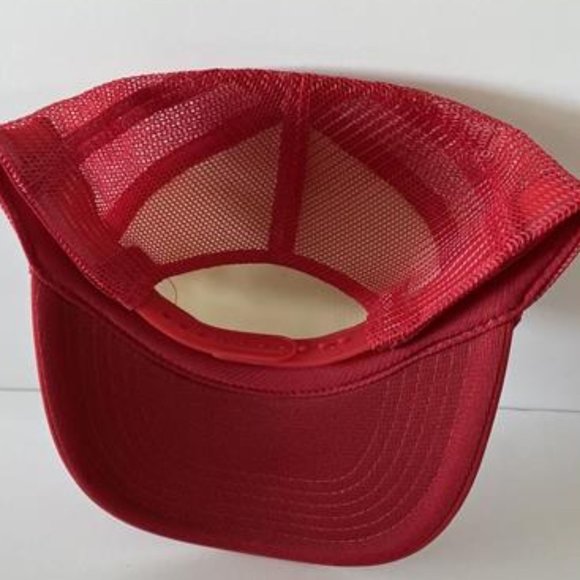 Retro 80s Fun Party Hat Movie Fans Kung-Fu Master Trucker Hat adjustable Red Goo - Picture 4 of 4